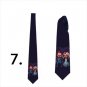 Necktie with Chucky doll and the bride for Halloween theme party