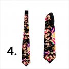 Necktie with rock and roll music band images