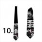Necktie with rock and roll band images