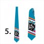 Necktie with rock and roll band images