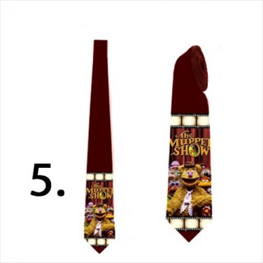 Necktie with muppet show