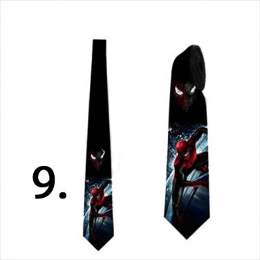 Necktie with the spiderman venom