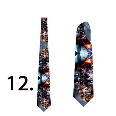 Necktie with star wars