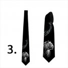 Necktie with tiger wild animal custom print