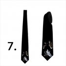 Necktie with Freddy Kruger vs Jason for Halloween theme party