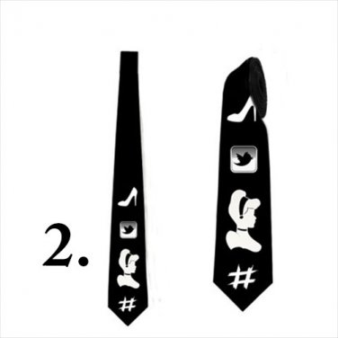 Necktie with modern Cinderella