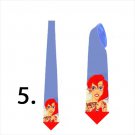 Neck tie with modern little mermaid