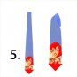 Neck tie with modern little mermaid
