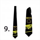 Necktie with nirvana rock band custom print