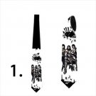 Necktie with Kiss rock band custom print