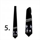 Necktie with Kiss rock band custom print