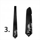 Necktie with music instrument original print with violin