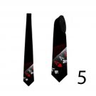 Necktie with playing cards casino ace of spades ace of heart