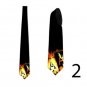 Necktie with playing cards casino ace of spades ace of heart