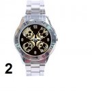 Watch with Kiss print stainless steel watch custom design with rock bands