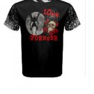Man t-shirt with the skulls cotton tee personalized print