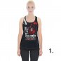 Woman t-shirt with the skulls gothic style cotton tee personalized print