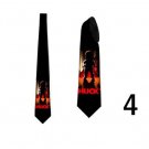 Necktie with chucky doll print for Halloween theme party horror design