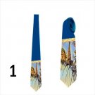 Men necktie with Salvador Dali painting men accessories tie with custom print