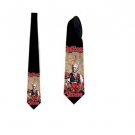 Necktie with Charlie Watts drummer print
