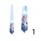 Necktie with princess print for Christmas themes party