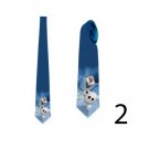 Necktie with snowman print for Christmas themes party