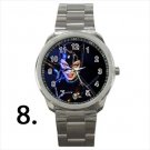 Watch with Super heroes cat woman print Stainless steel watch