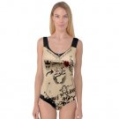 Sport Swimsuit with graffiti and tattoo urban style suits for yoga and dance