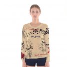 Sport tee long sleeves with tattoo urban style nude color