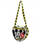 Shoulder bag heart shaped