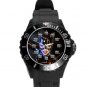 Watch with super heroe custom print unisex