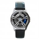 New BMW M6 Wheel Watch Unisex Watches Women Men's Leather Watches Watchband
