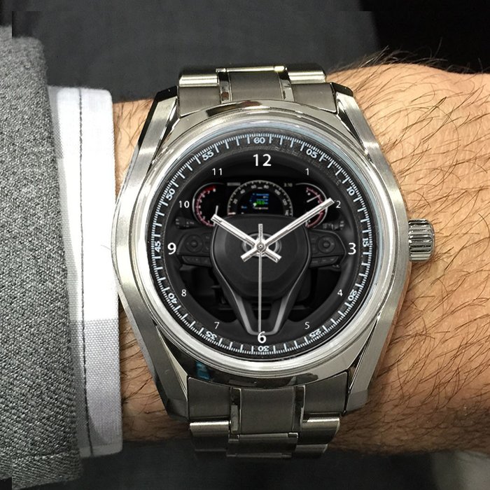 Toyota RAV4 Steering Top Best SUV Handling Steering Watch Steel on Steel Wristwatch Watches