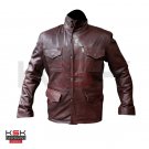 Men Trendy Maroon Color Genuine Sheep Leather - XSmall