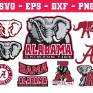 Alabama Crimson Tide football NCAA Logo Svg, Eps, Dxf, Png