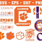 Clemson Tigers football NCAA Logo Svg, Eps, Dxf, Png