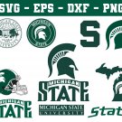 Michigan State Spartans football NCAA Logo Svg, Eps, Dxf, Png