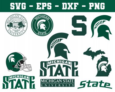 Michigan State Spartans Football Ncaa Logo Svg Eps Dxf Png