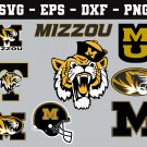 Missouri Tigers football NCAA Logo Svg, Eps, Dxf, Png