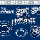 Penn State Nittany Lions Football NCAA Logo Svg, Eps, Dxf, Png