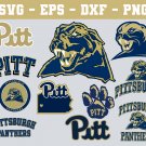 Pittsburgh Panthers Football NCAA Logo Svg, Eps, Dxf, Png