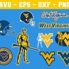 West Virginia Mountaineers Football NCAA Logo Svg, Eps, Dxf, Png