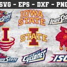 Iowa State Cyclones Football NCAA Logo Svg, Eps, Dxf, Png