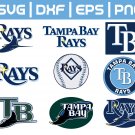 Tampa Bay Rays MLB Baseball Team Logo Svg, Eps, Dxf, Png