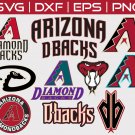 Arizona Diamondbacks MLB Baseball Team Logo Svg, Eps, Dxf, Png