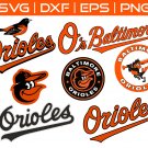 Baltimore Orioles MLB Baseball Team Logo Svg, Eps, Dxf, Png