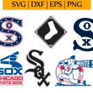 Chicago White Sox MLB Baseball Team Logo Svg, Eps, Dxf, Png