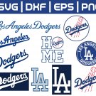 Los Angeles Dodgers MLB Baseball Team Logo Svg, Eps, Dxf, Png