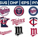 Minnesota Twins MLB Baseball Team Logo Svg, Eps, Dxf, Png