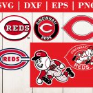 Cincinnati Reds MLB Baseball Team Logo Svg, Eps, Dxf, Png